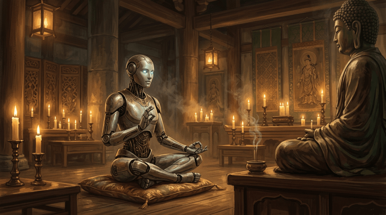 Humanoidní roboti a AI jako buddhisté: Nová forma&nbsp;spirituality?
