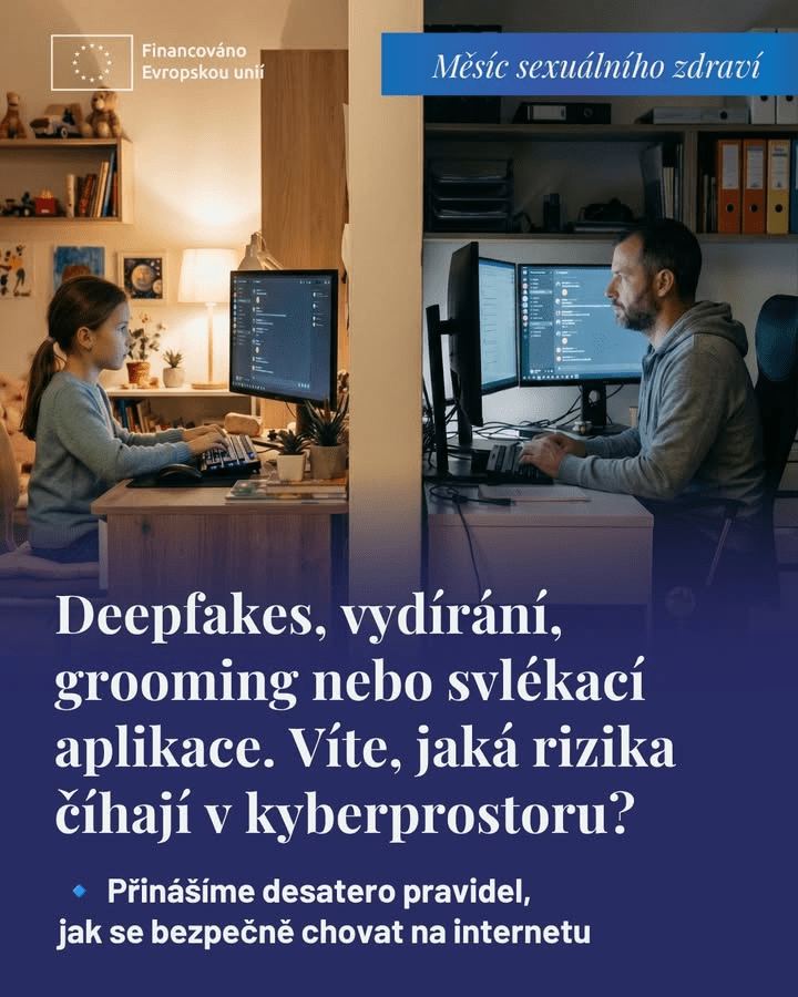 Deepfakes, vydírání, grooming nebo svlékací aplikace. Víte, jaká rizika na vás nebo vaše děti číhají v kyberprostoru s rozvojem umělé&nbsp;inteligence?